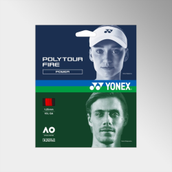 POLYTOUR FIRE Tennis String Set - Ultimate Spin & Power for Competitive Players | Yonex